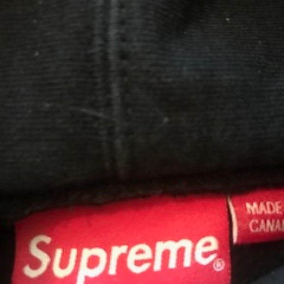 Supreme split old english hoodie size small (black - Picture 3 of 4